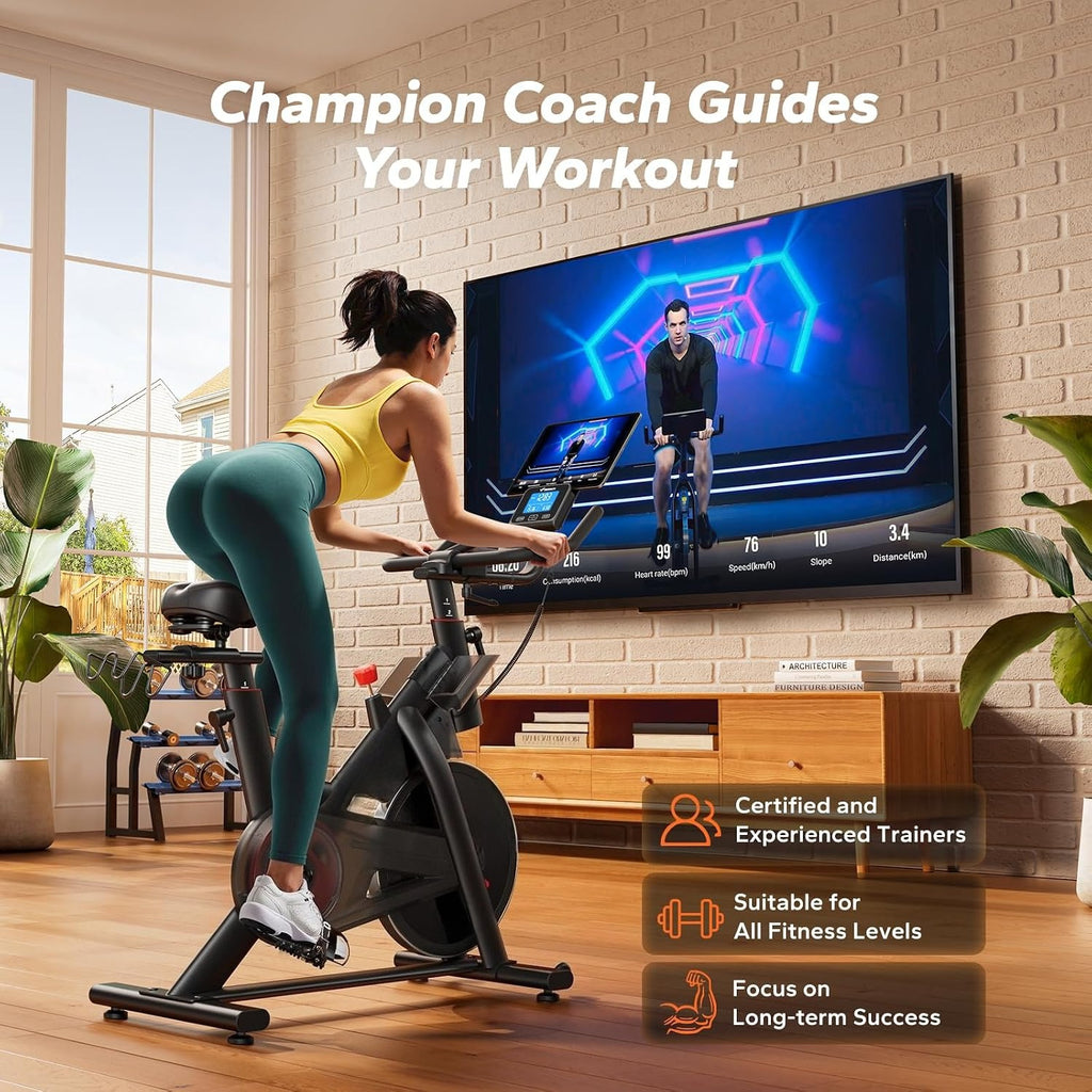 Magnetic App‑Enabled Home Exercise Bike