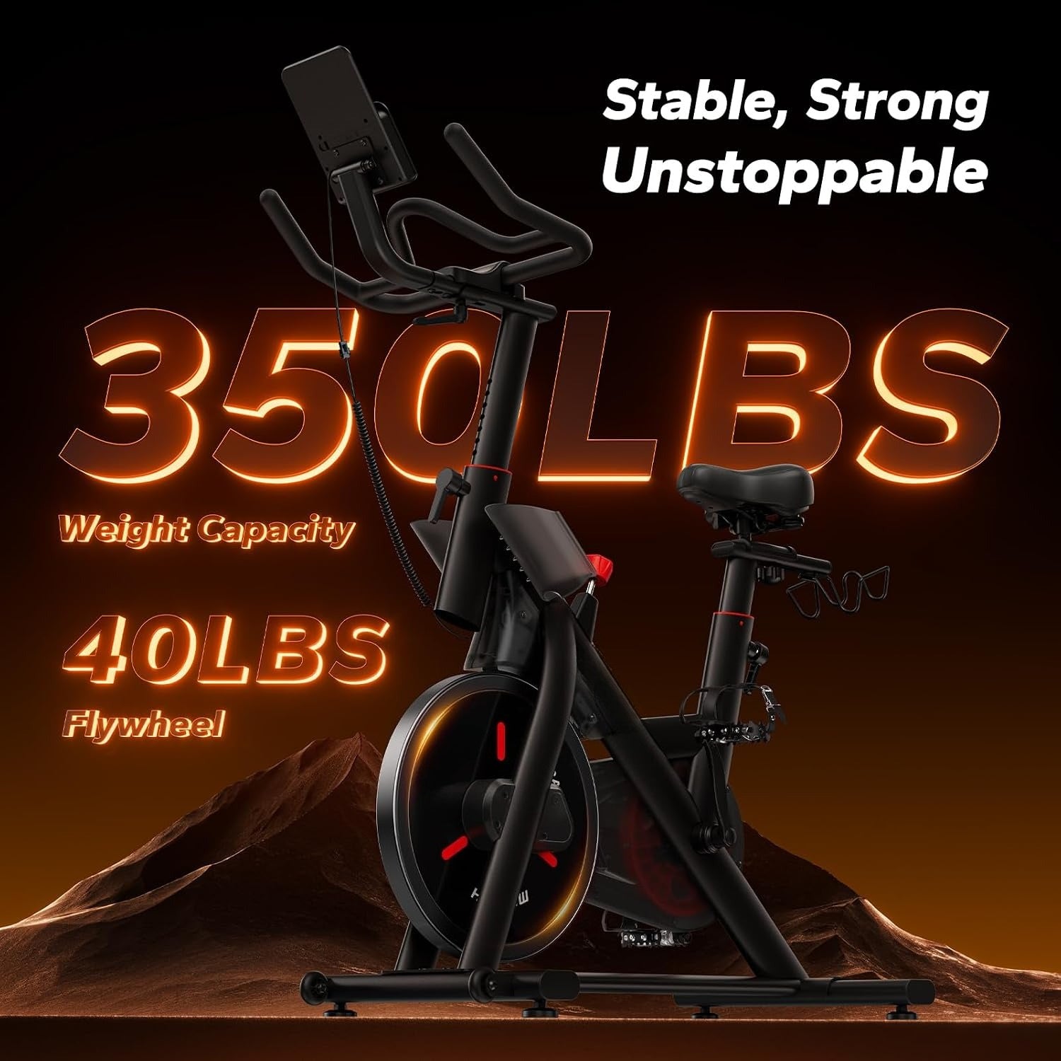 Magnetic App‑Enabled Home Exercise Bike