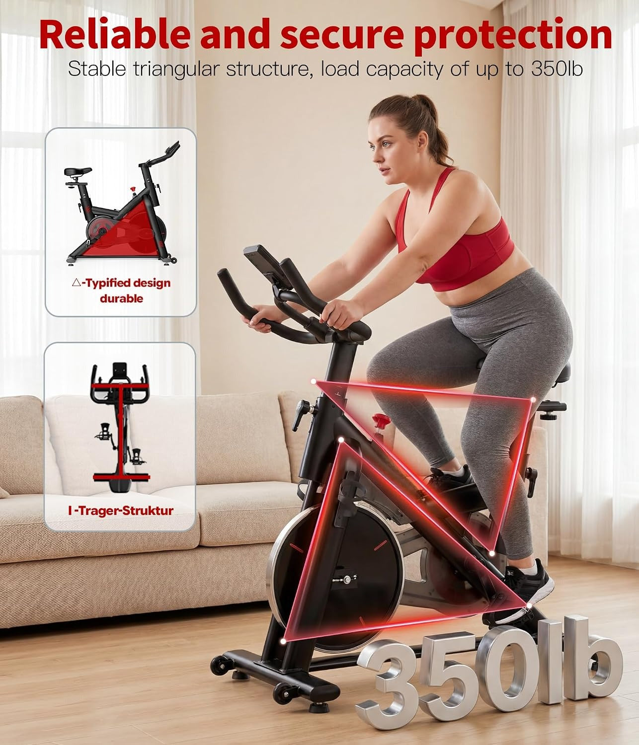 App‑Sync Magnetic Home Exercise Bike