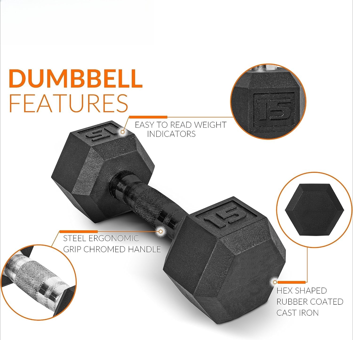 Hex Dumbbell Set With Storage Rack
