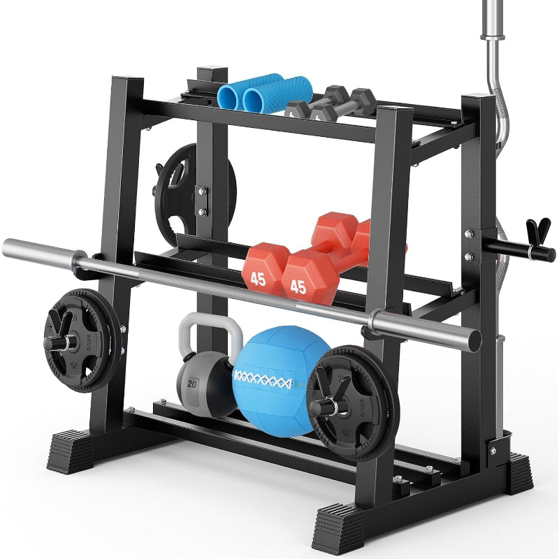 Compact Multi‑Tier Dumbbell Storage Rack