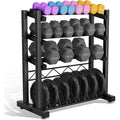 4‑Tier Adjustable Weight Storage Rack
