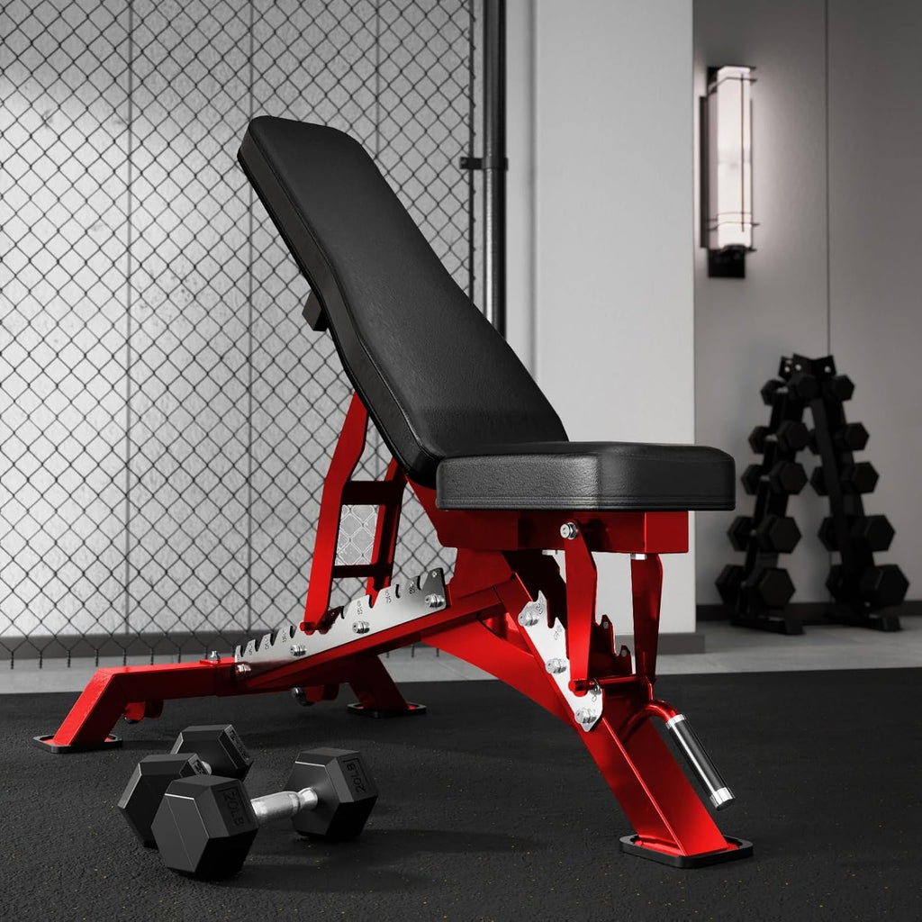 Heavy‑Duty Adjustable Workout Weight Bench