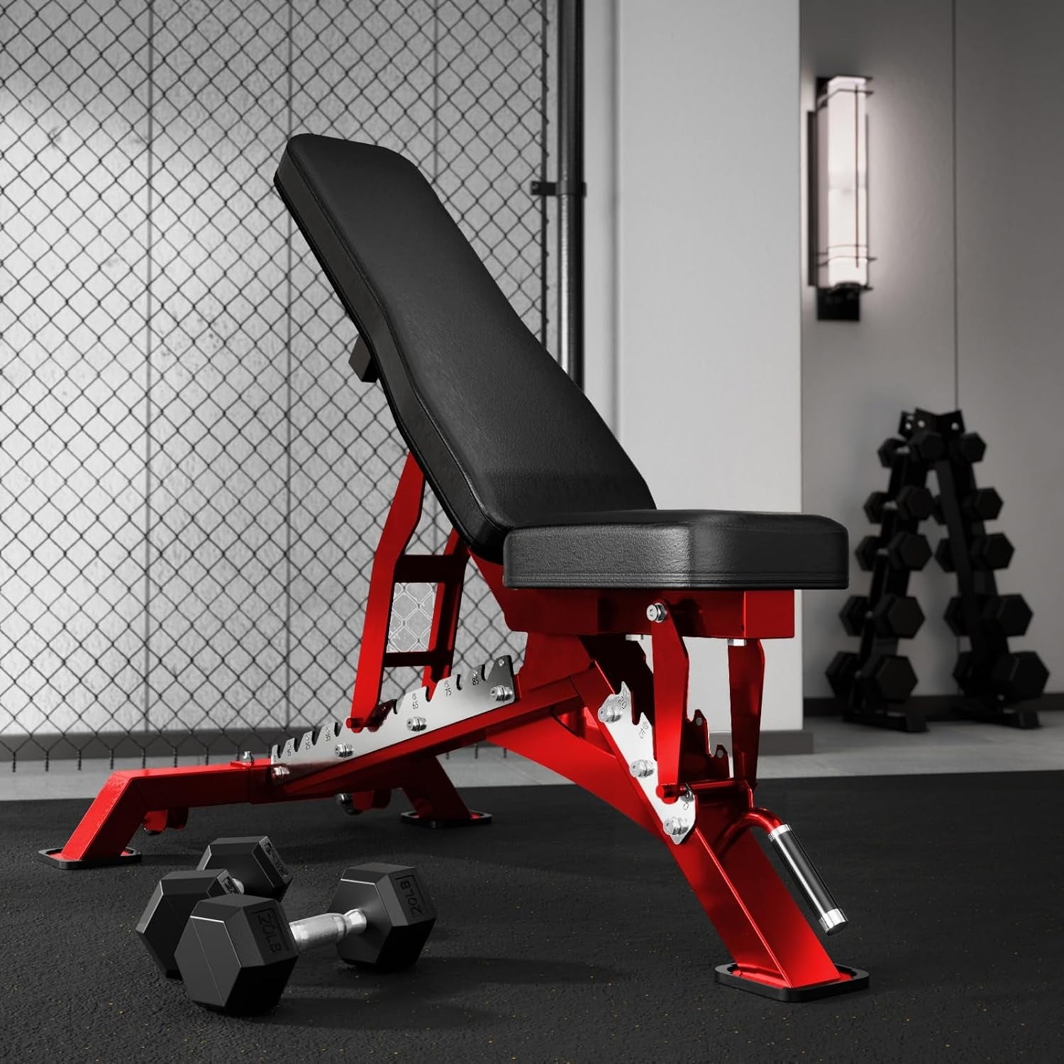 Heavy‑Duty Adjustable Workout Weight Bench