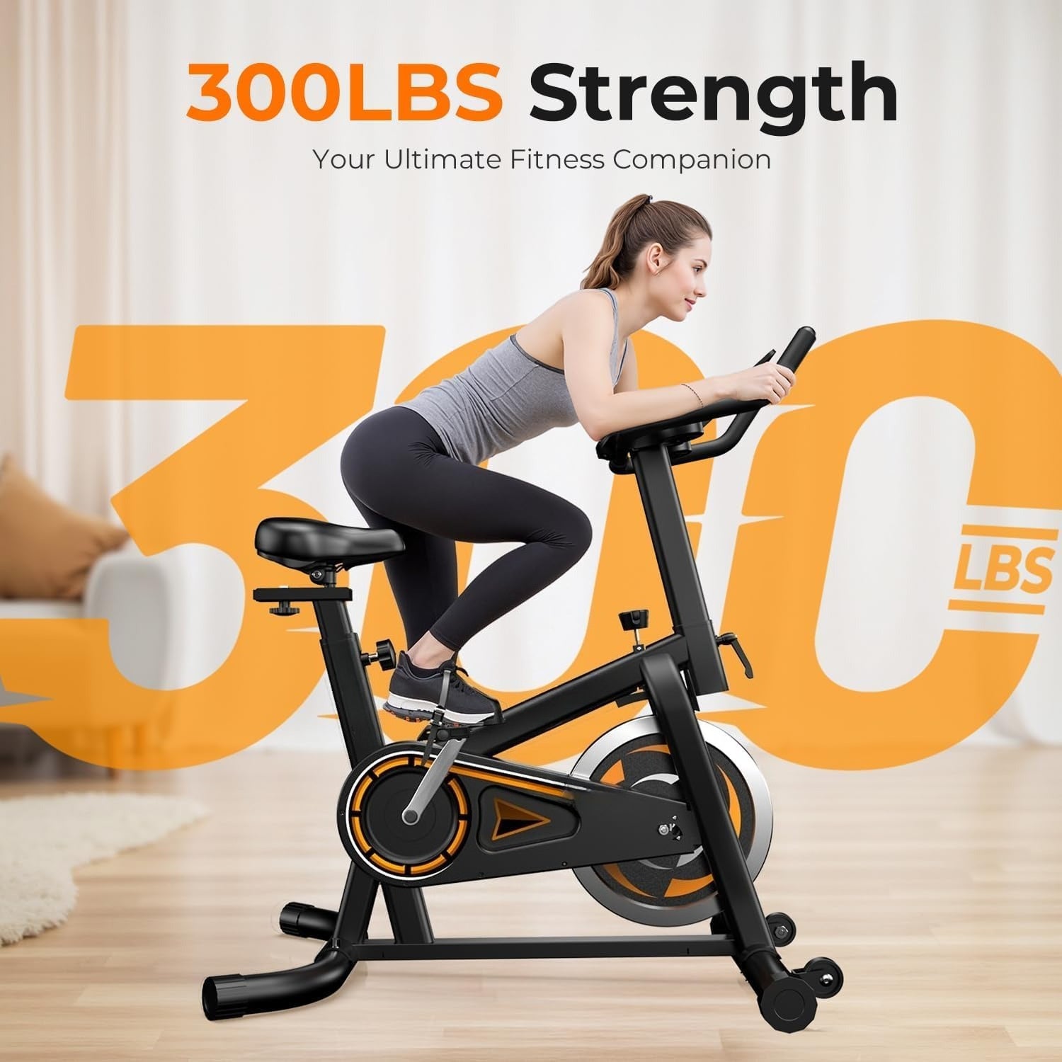 App‑Enabled Quiet Home Exercise Bike