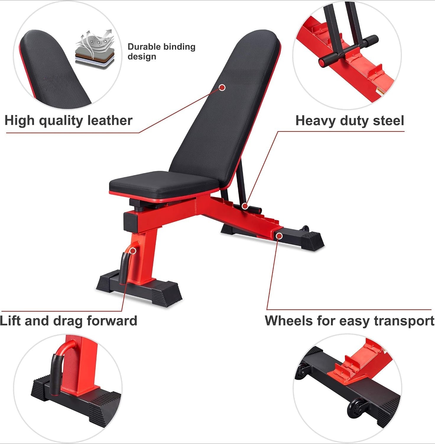 Adjustable Full‑Body Workout Weight Bench