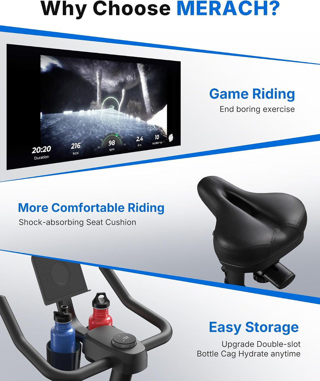 Magnetic App‑Driven Home Exercise Bike