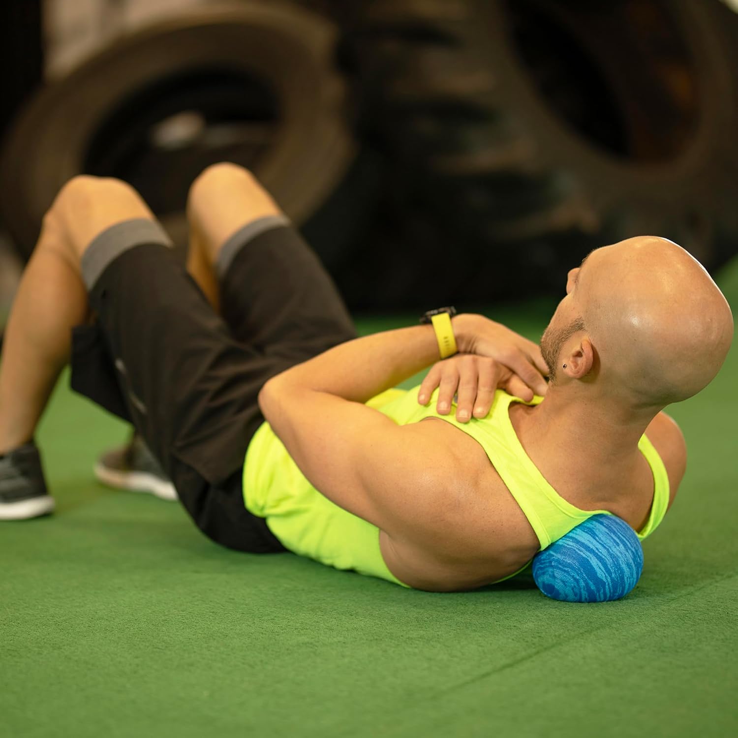 Blue Soft‑Density Foam Massage Ball