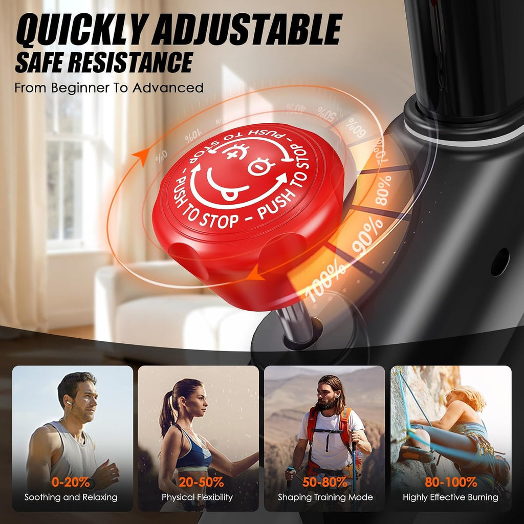 Magnetic App‑Supported Home Exercise Bike