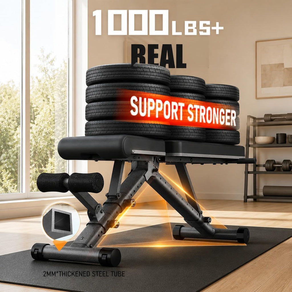 Foldable Adjustable Incline Weight Bench