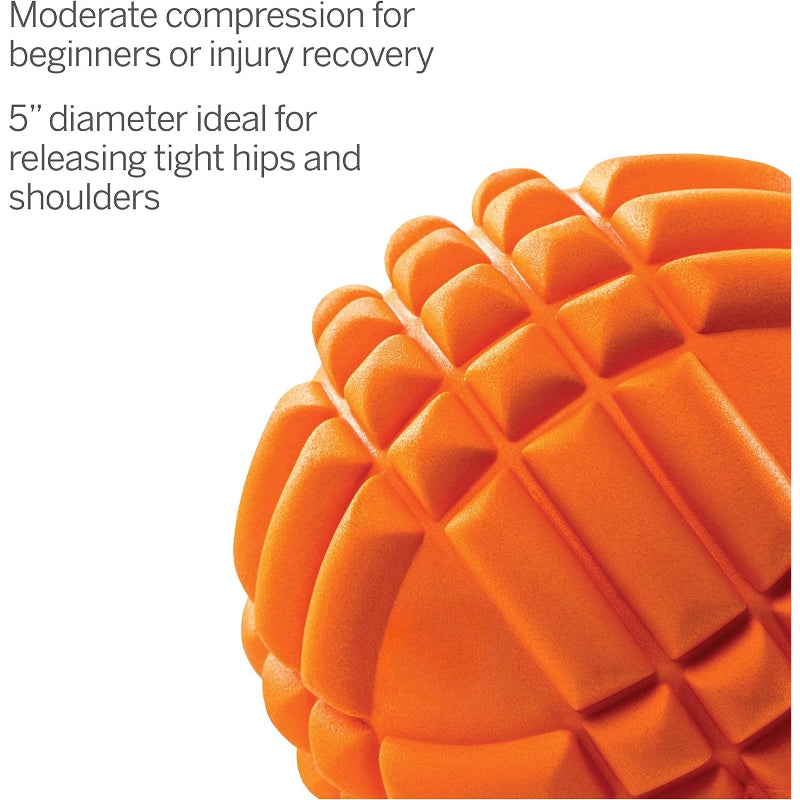Orange Grid Foam Massage Ball