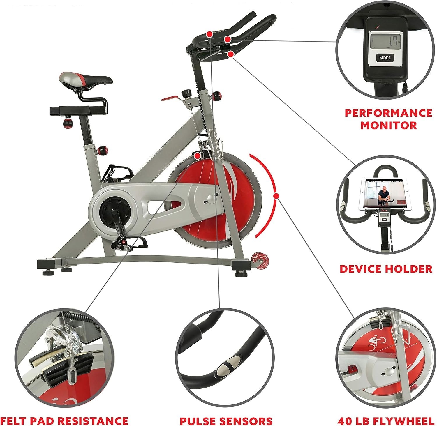 Home Indoor Cycling Exercise Bike