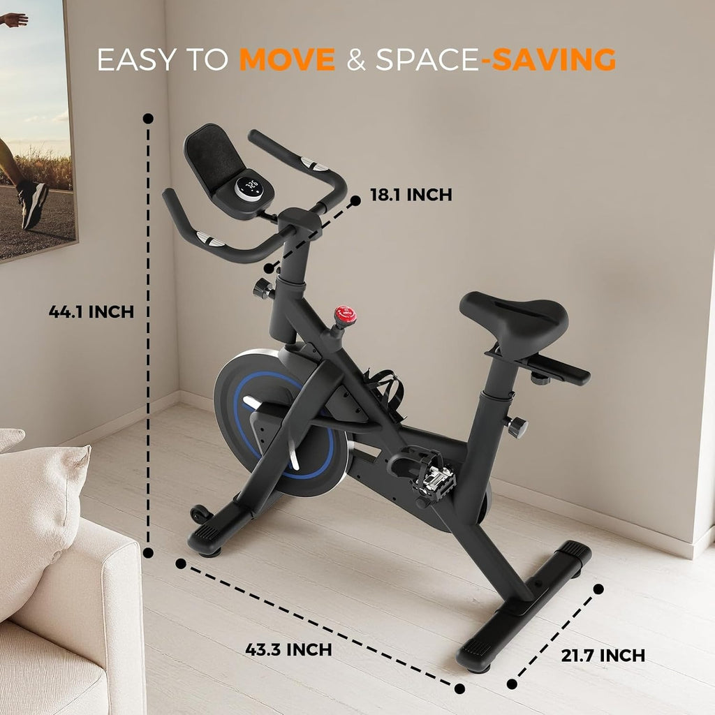 App‑Compatible Home Spin Exercise Bike