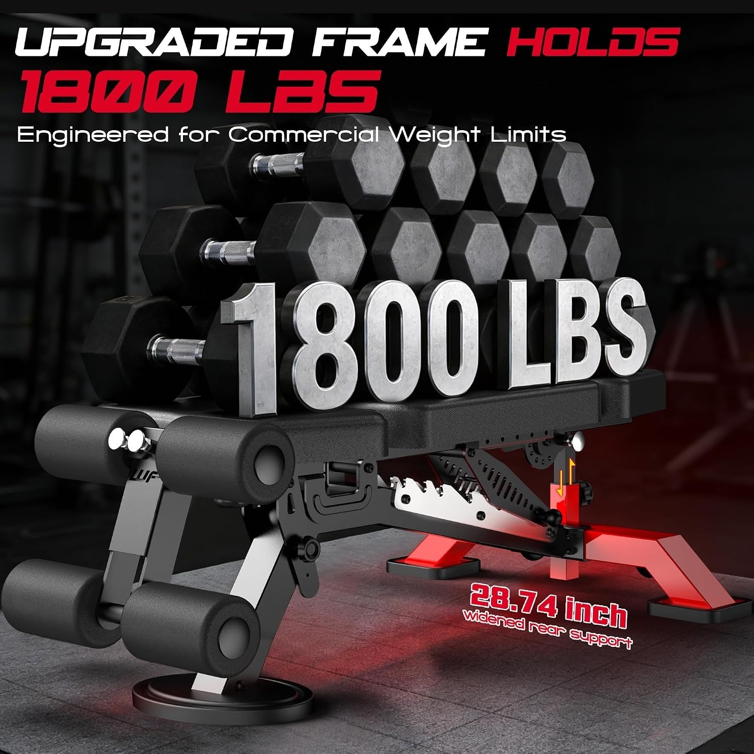 Heavy‑Duty Multi‑Function Weight Bench