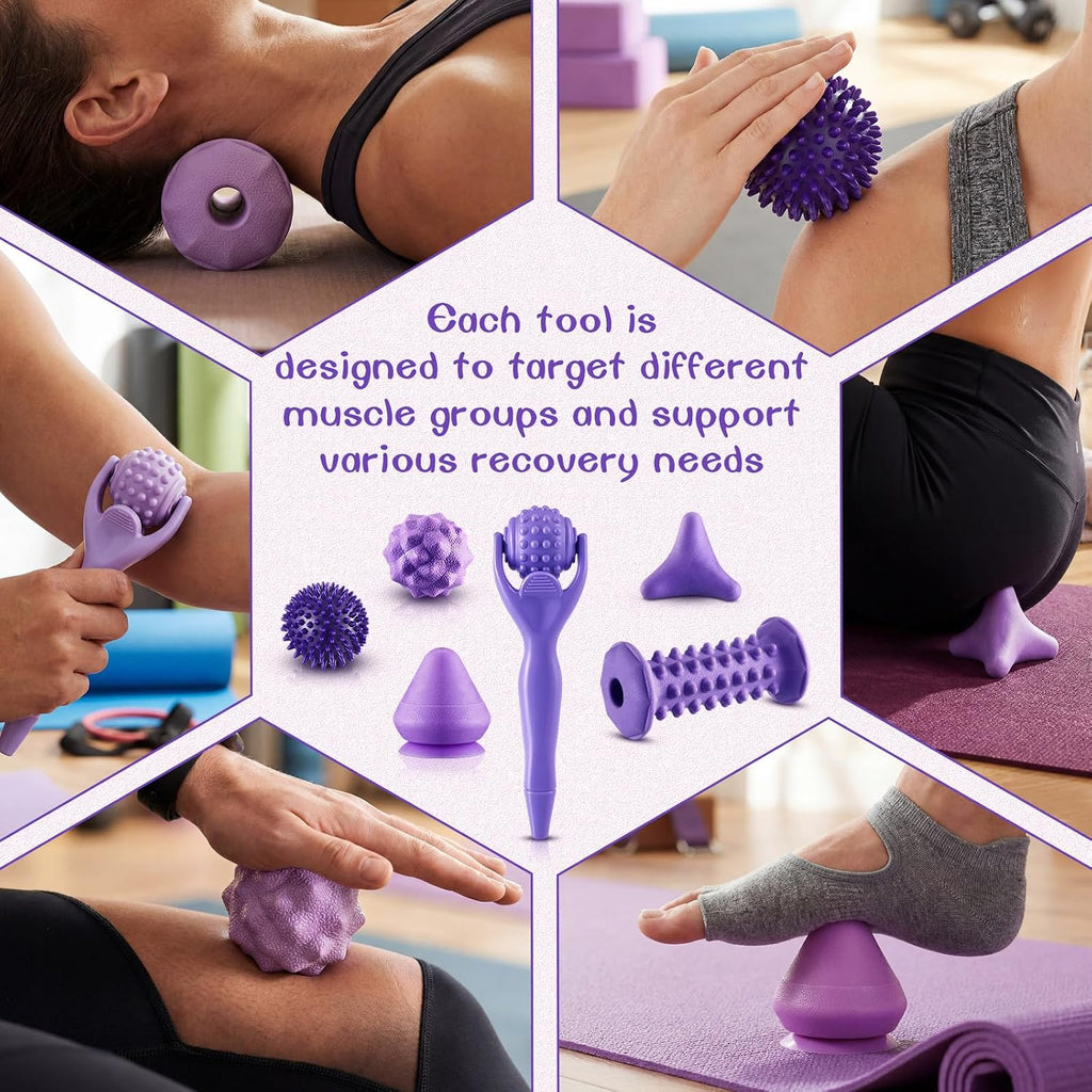 9‑Piece Deep Tissue Massage Ball Set
