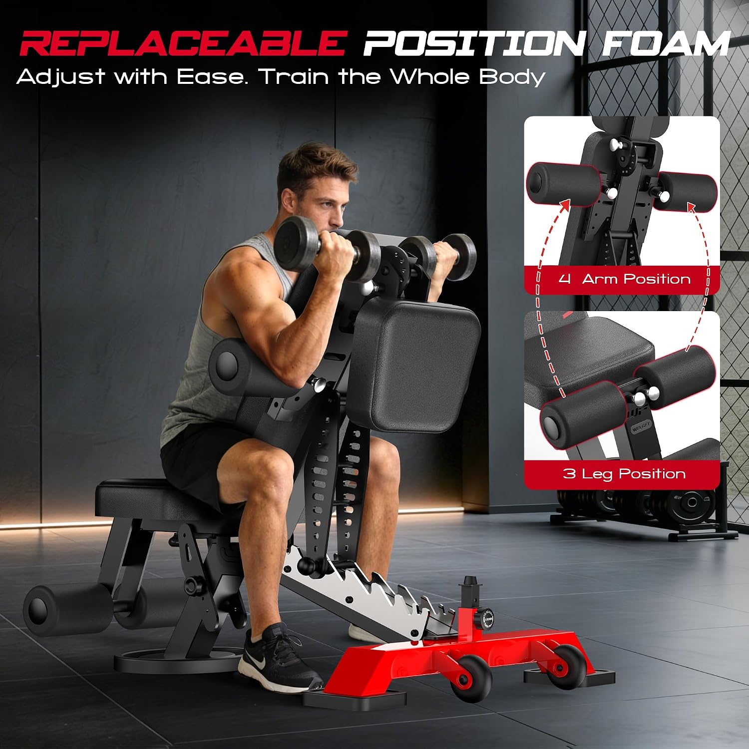 Heavy‑Duty Multi‑Function Weight Bench