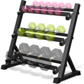 3‑Tier Heavy‑Duty Dumbbell Rack
