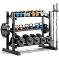 3‑Tier Commercial Dumbbell Storage Rack