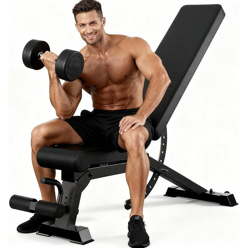 Commercial Adjustable Weight Training Bench