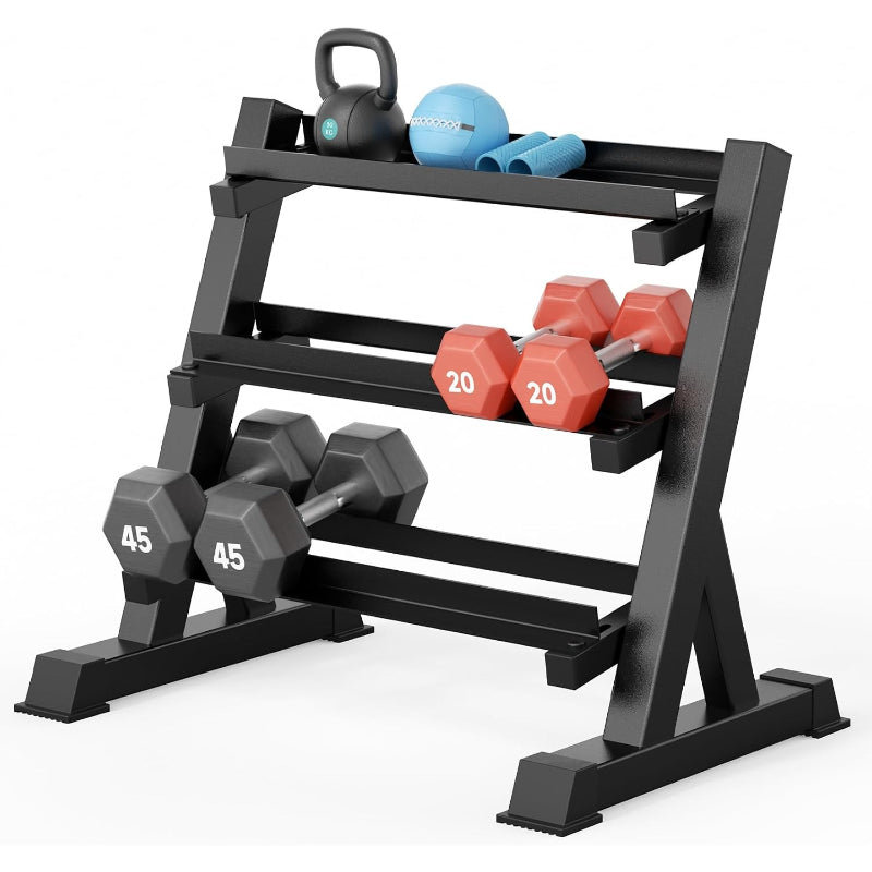 Heavy‑Duty Dumbbell Storage Rack