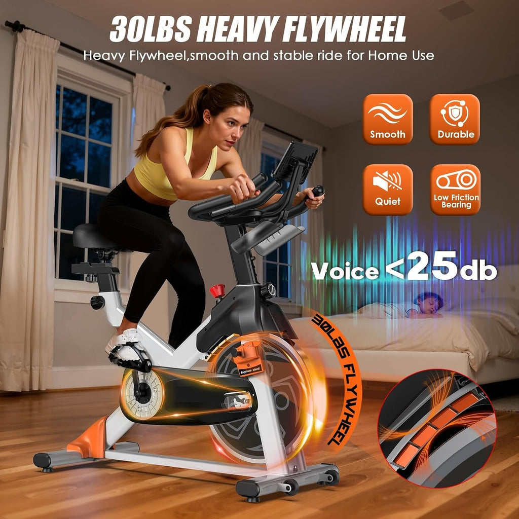 Magnetic App‑Supported Home Exercise Bike