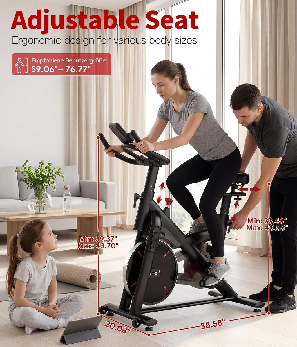App‑Sync Magnetic Home Exercise Bike
