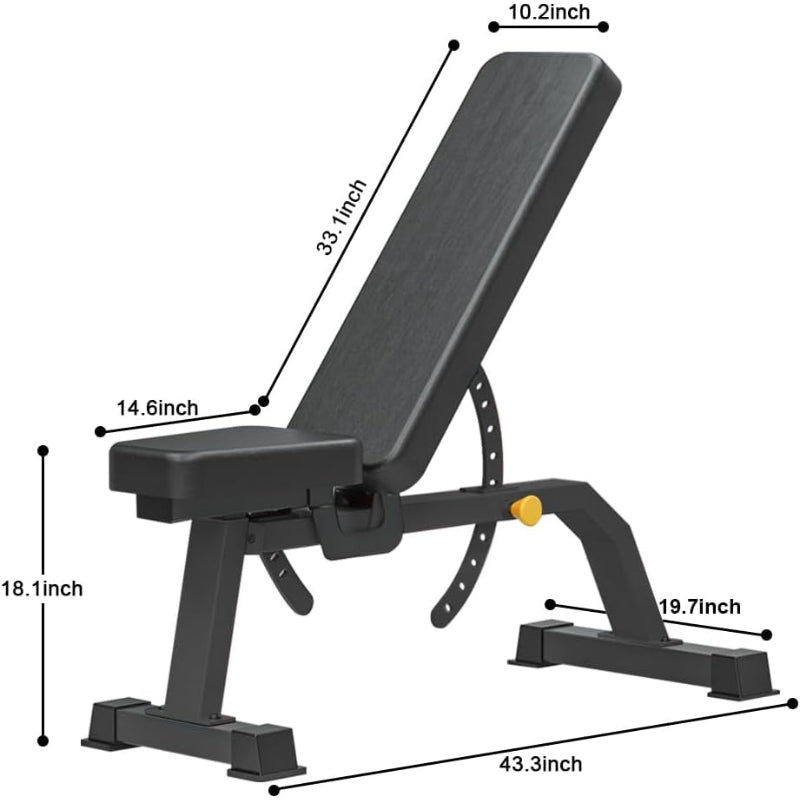 Adjustable Multi‑Position Weight Bench