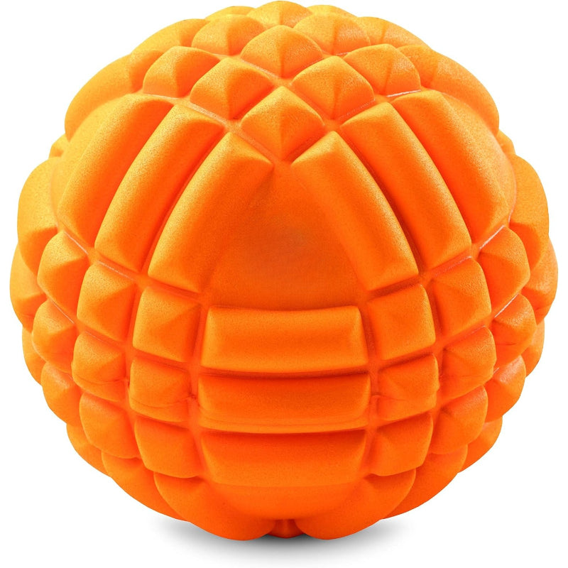 Orange Grid Foam Massage Ball